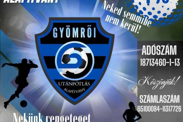 Támogasd Gyömrői Alközpontunkat!