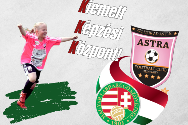Klubunk újra Kiemelt Képzési Központ lett!