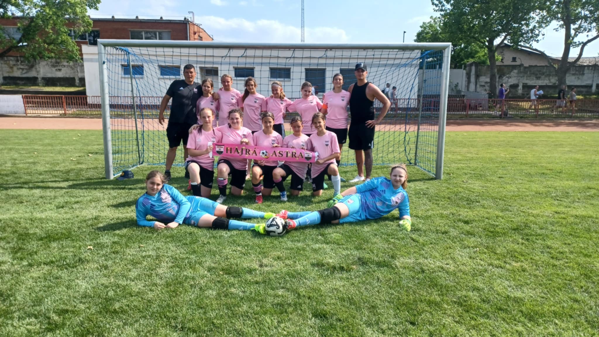 Az Astra HFC U14-es csapata a Jjuniális Kupán