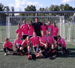 Az Astra HFC U12-es lány foci csapata